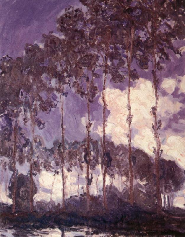 Claude Monet Poplars on the Banks of the River Epte Sweden oil painting art